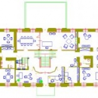 Pałac Sielecki - plan piętra