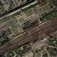 Dworzec - zdjęcie satelitarne