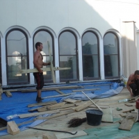 Odbudowa dachu