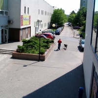 Centrum Handlowe LAND, widok na ul.Batuty